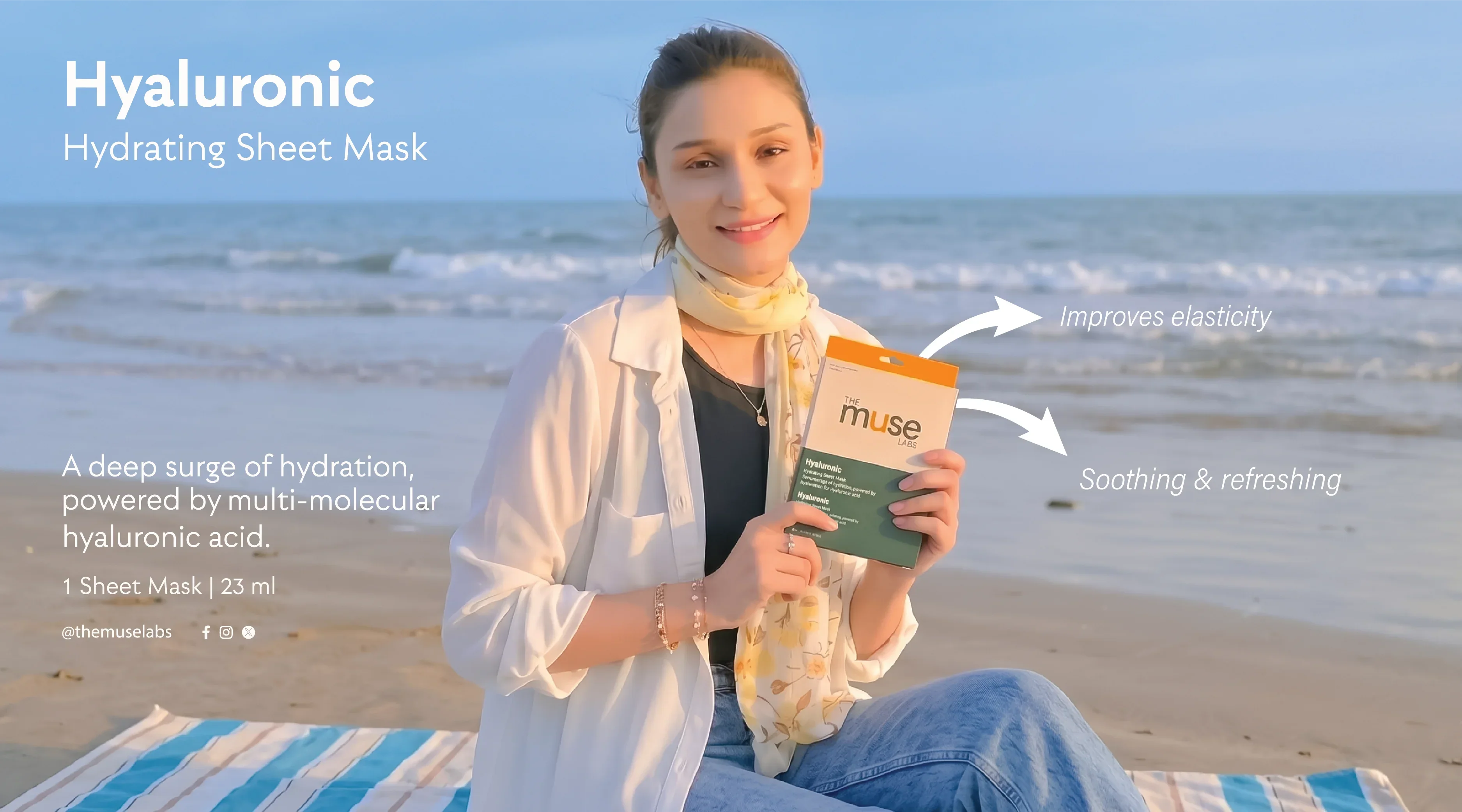 Hydrate Your Face With The Muse Labs Hyaluronic Mask
