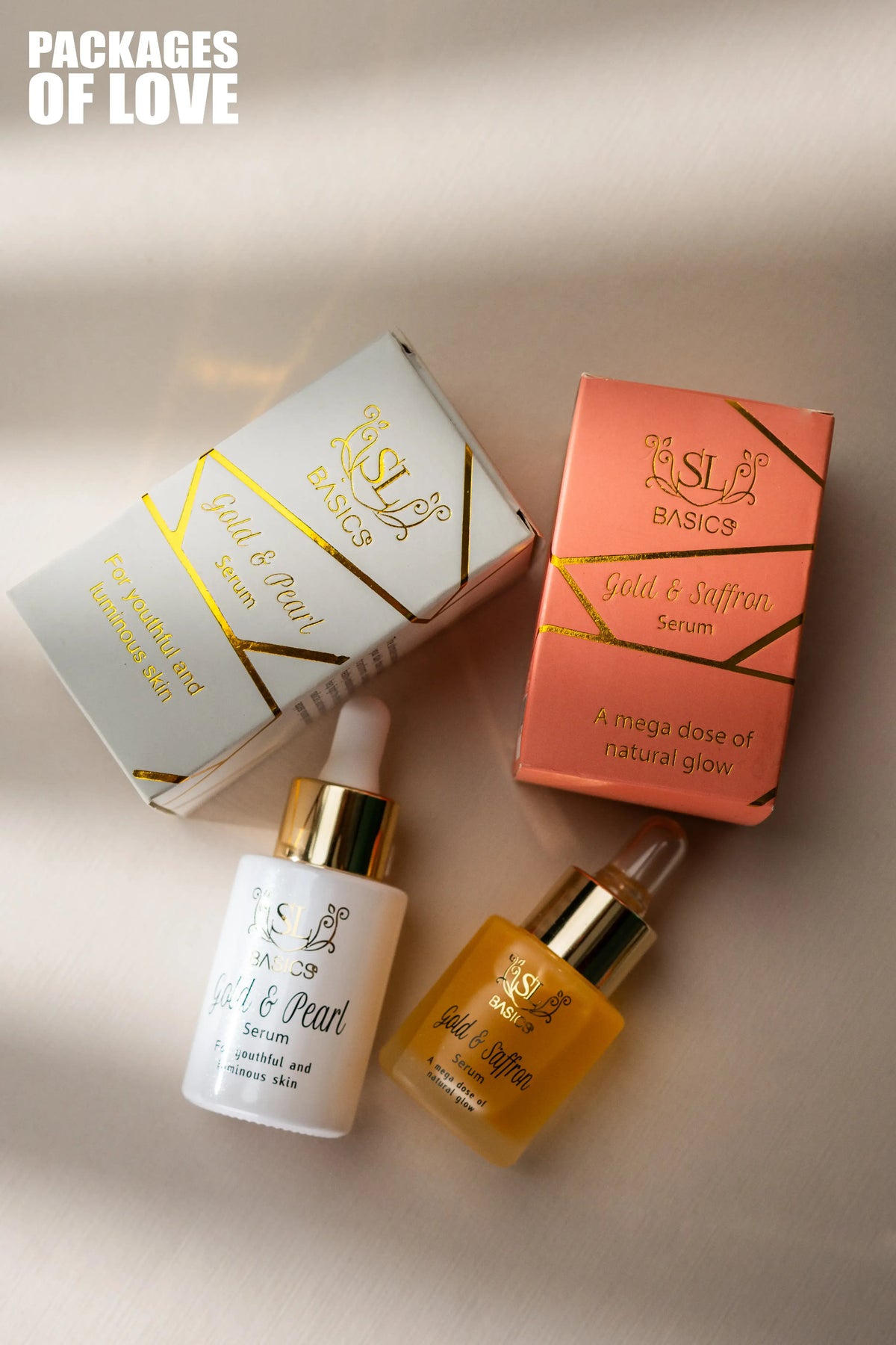Gold Souk | Gold & Pearl Serum | Gold & Saffron Serum
