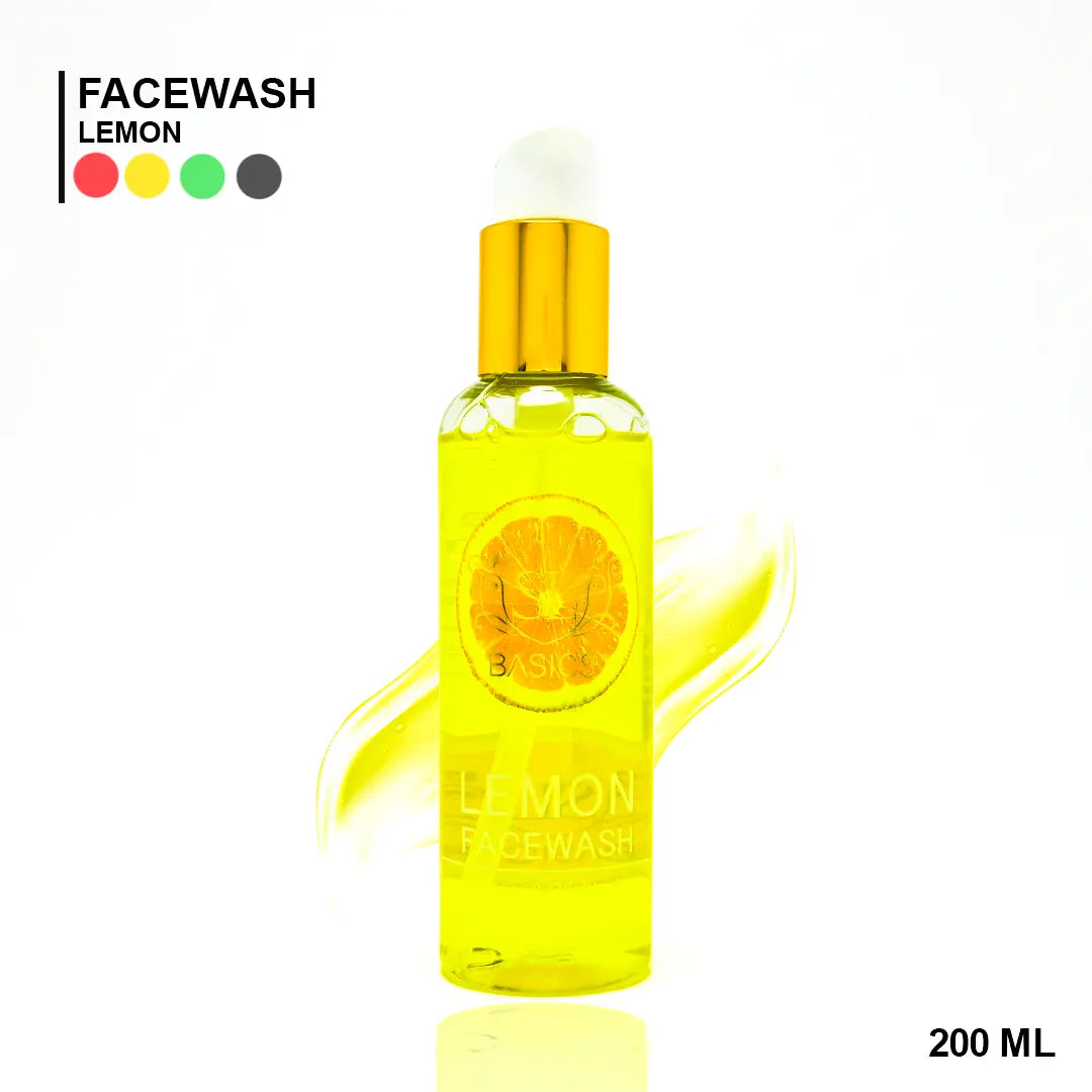 Lemon facewash, liquid state