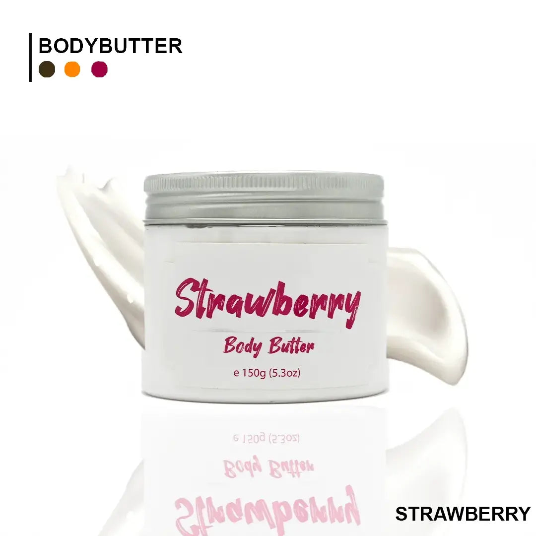 Strawberry fragrance body butter