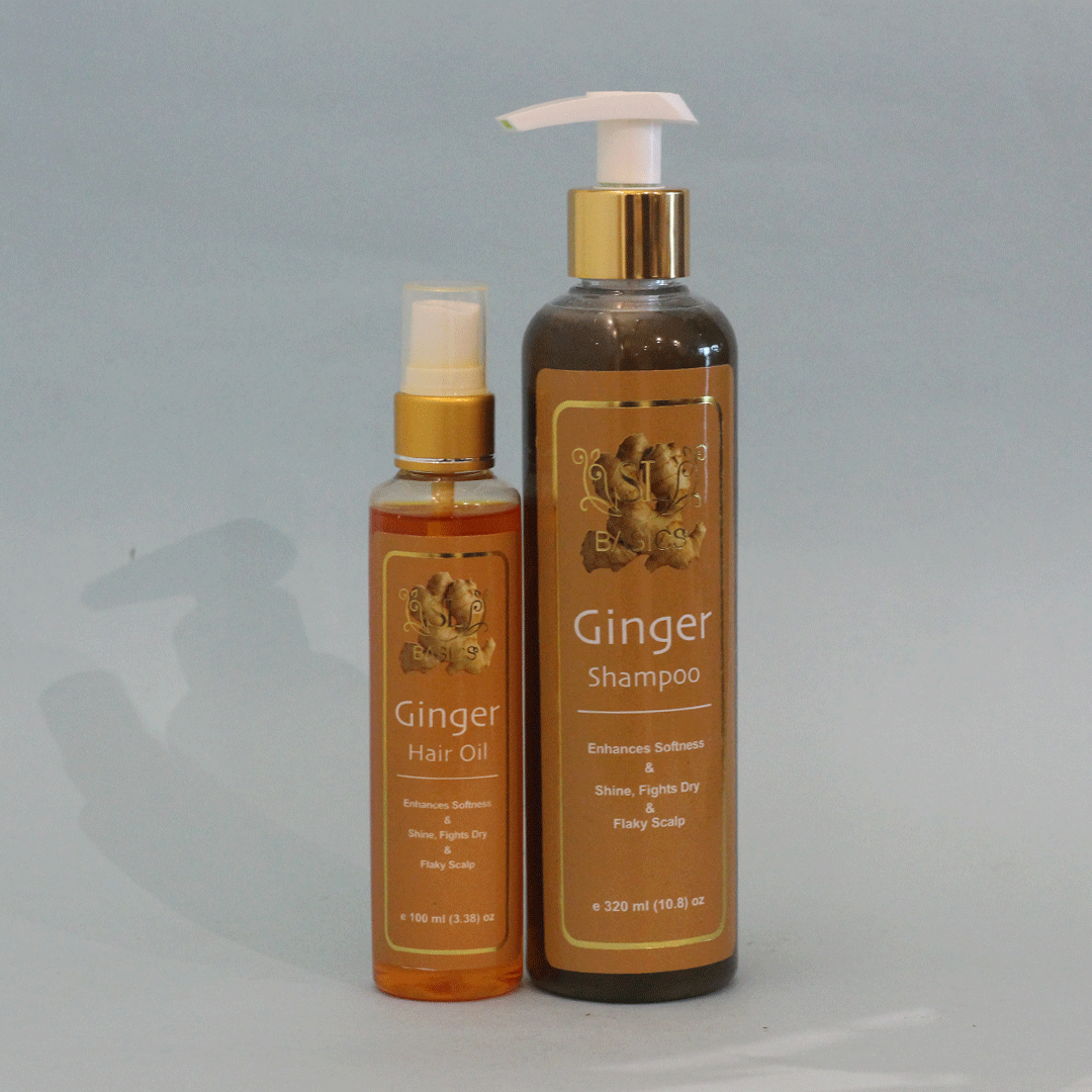 Ginger Hair Oil and Shampoo for Hair Solution