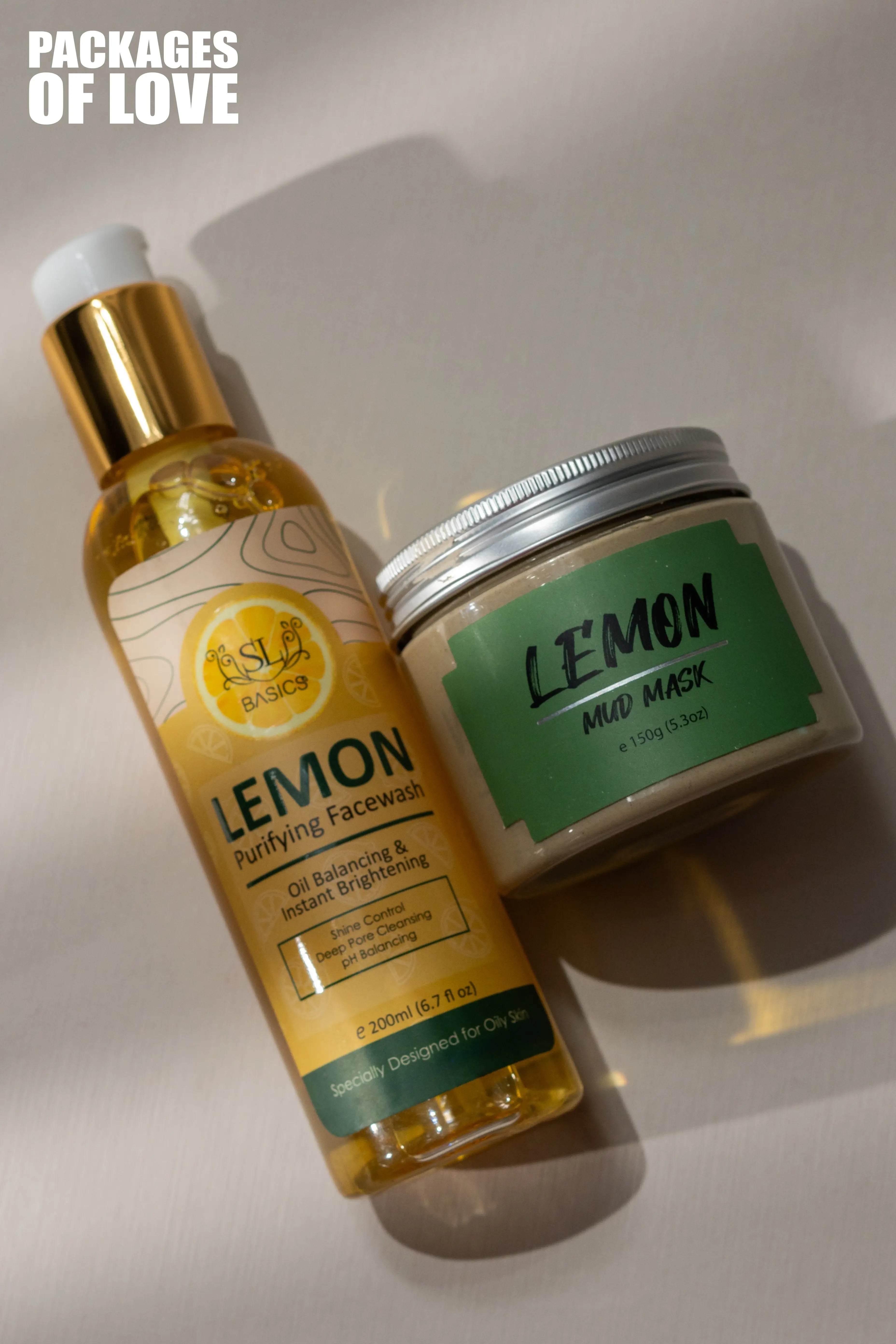Lemon Suite | Lemon Facewash | Lemon Mud Mask
