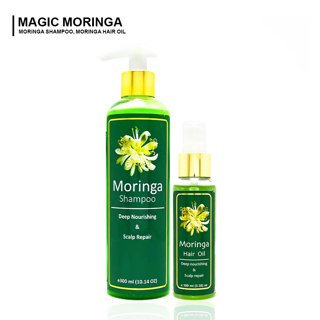 Magic Moringa | Moringa Shampoo | Moringa Hair Oil