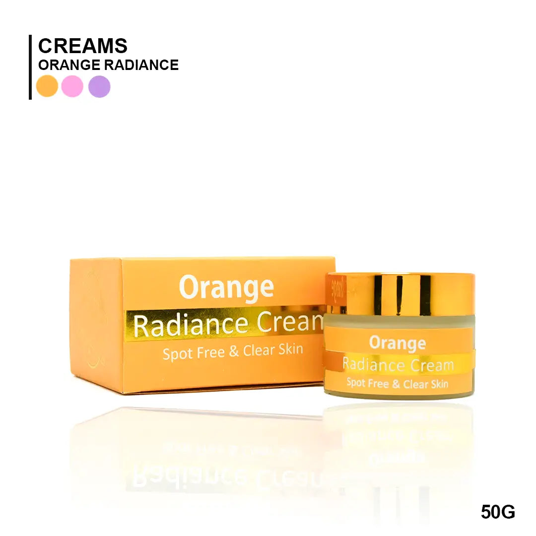 Night cream with orange